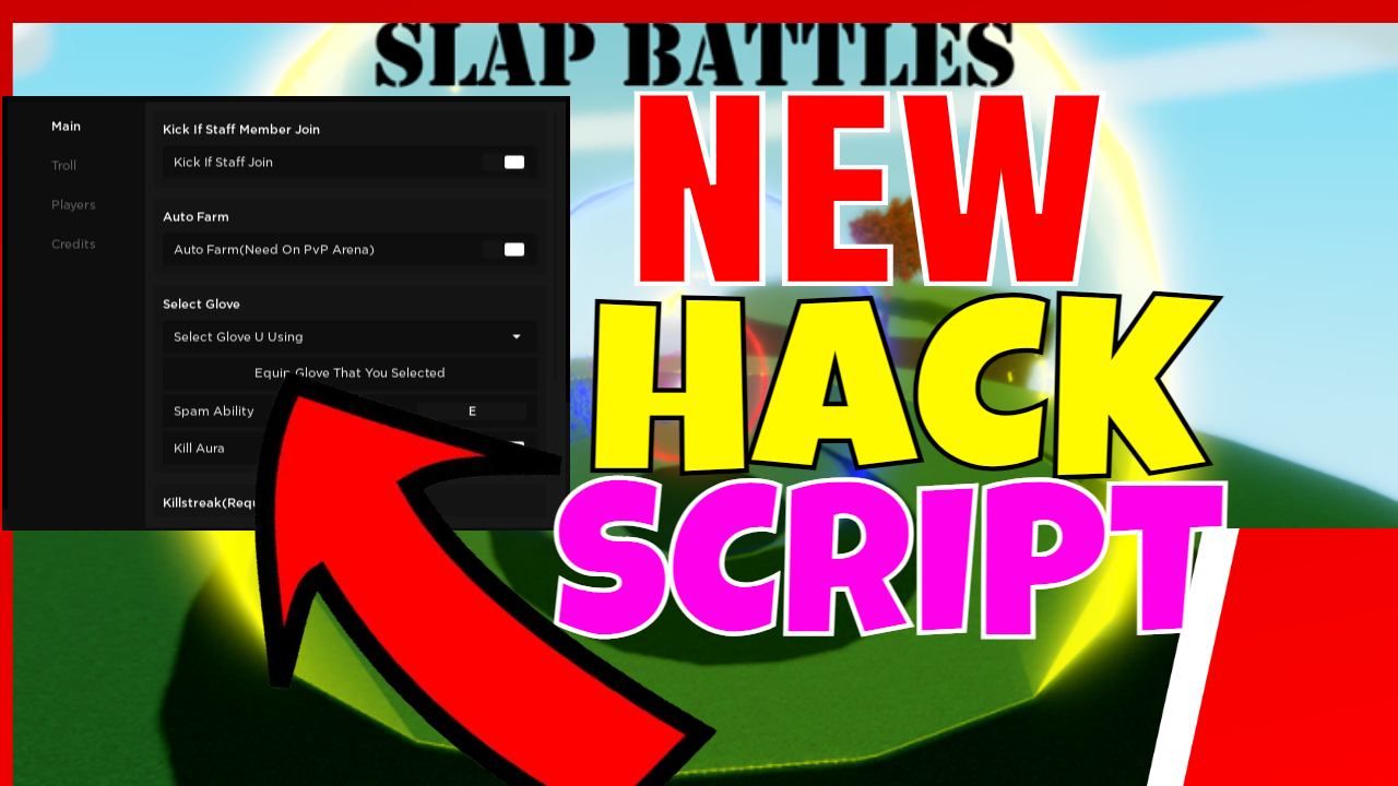Slap Battles Script Roblox Hack GUI 2021 Free Download