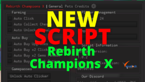 rebirth champions x Roblox Script