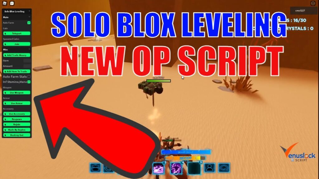 Solo Blox Leveling Script 2022