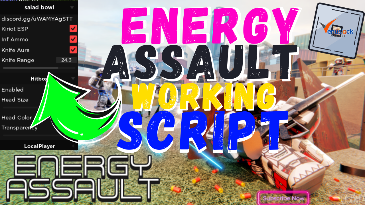 Energy Assault Hack Script Infinite Ammo ROBLOX