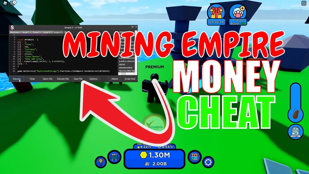 Mining-Empire-Money-Script