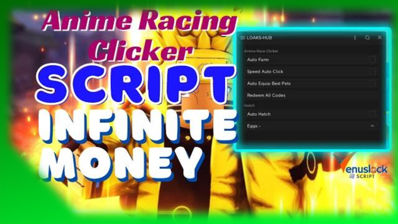 Anime Racing Clicker Script New