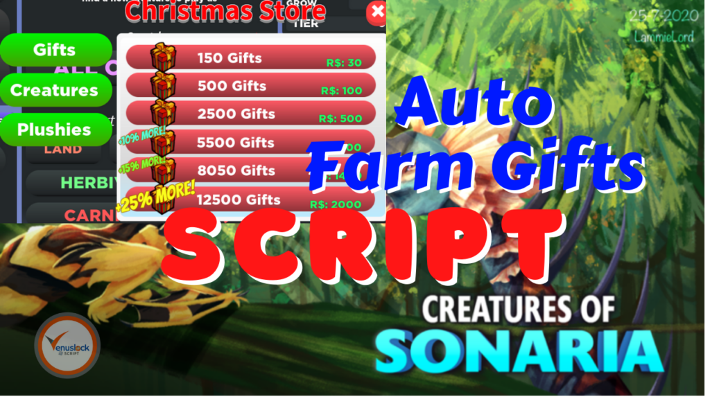 Creatures Of Sonaria Gift Script