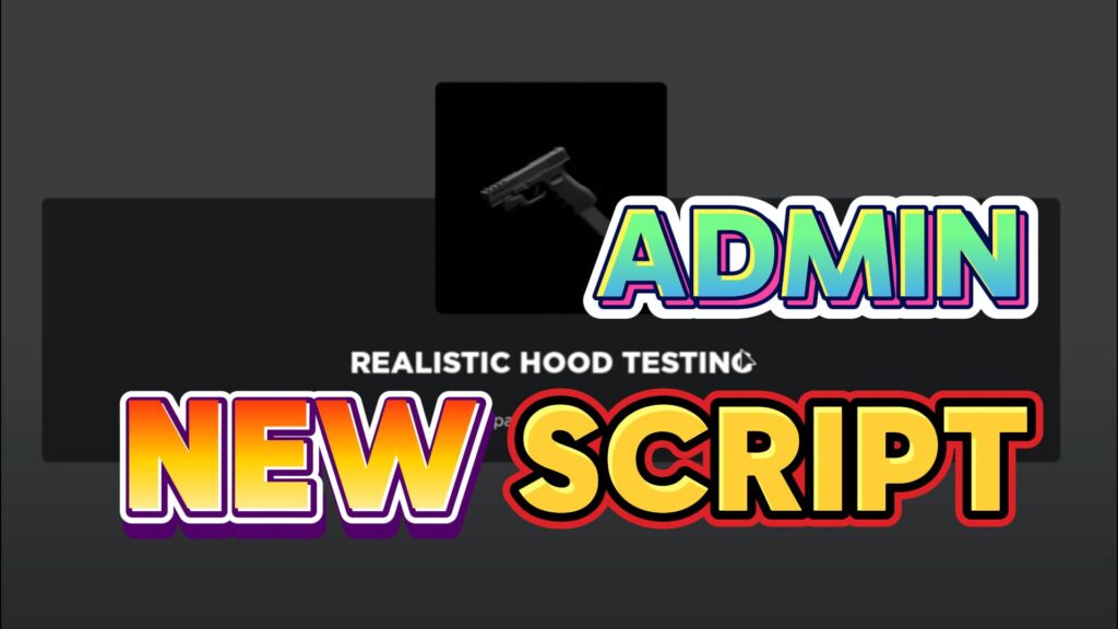 Realistic Hood Game Screen Showing Admin Script Features: ESP and Infinite Fly Activated