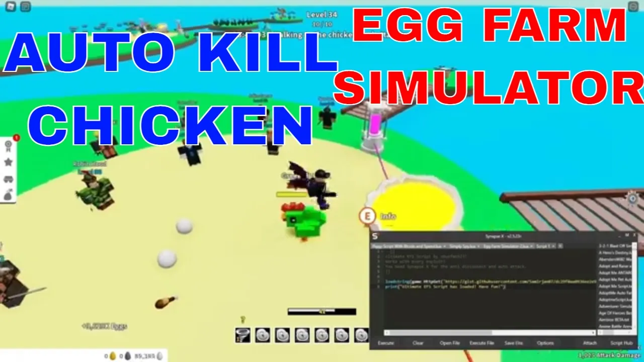 Egg Farm Simulator Script