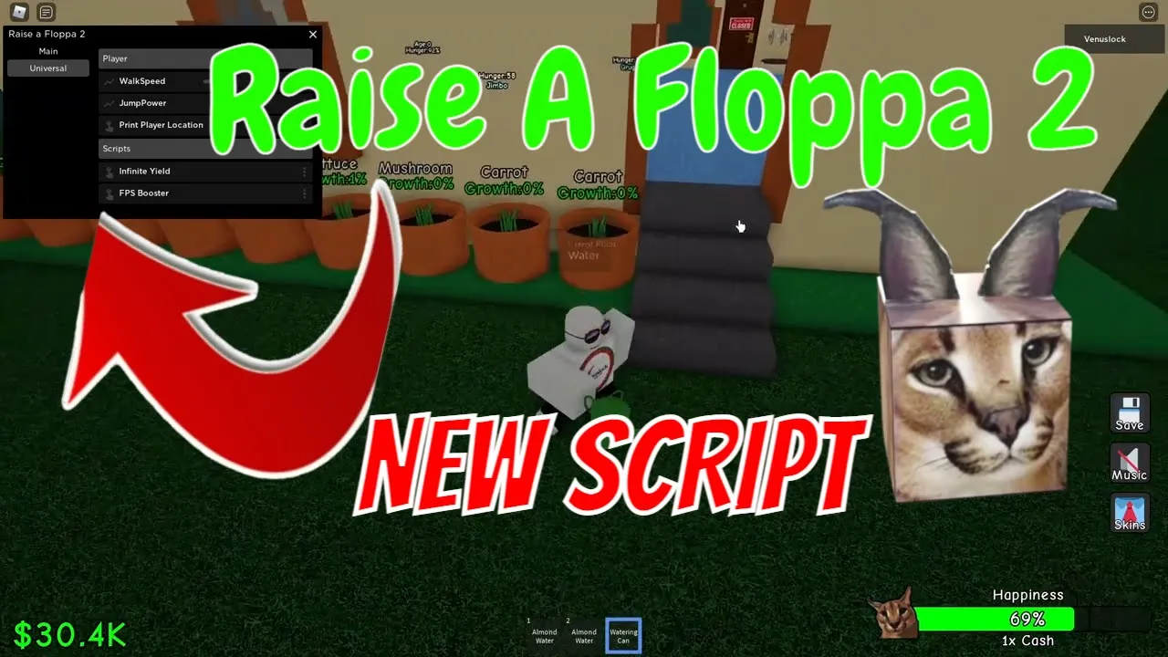 Roblox Raise A Floppa 2 Script