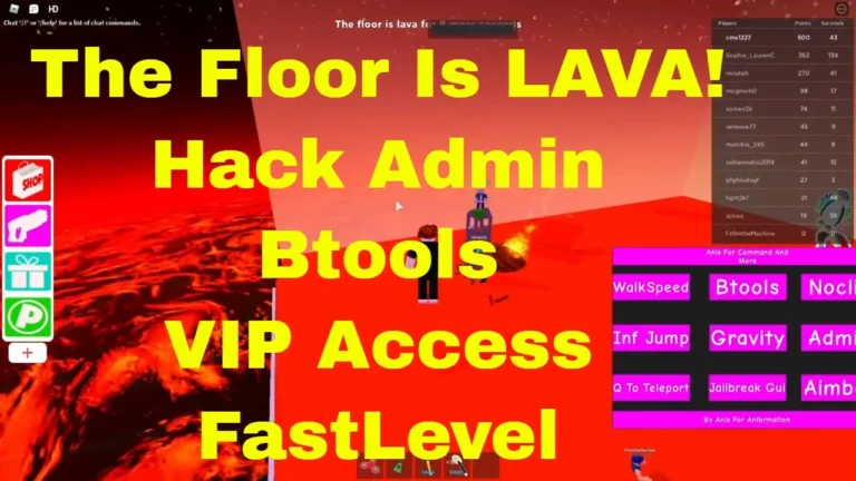 The Floor Is Lava Script