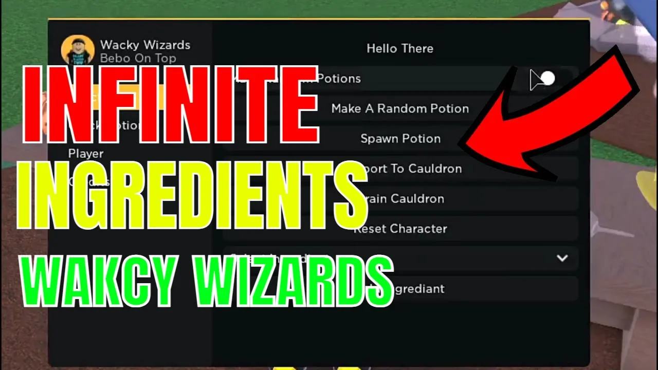 Wacky Wizards New Script