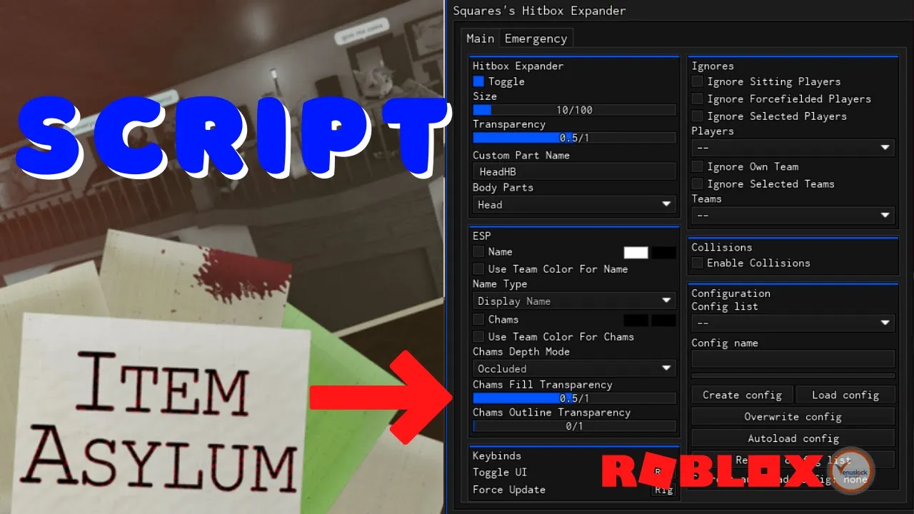 Roblox Item Asylum Script New