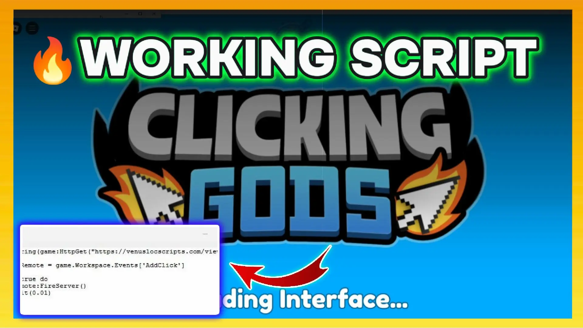 Clicking Gods Script