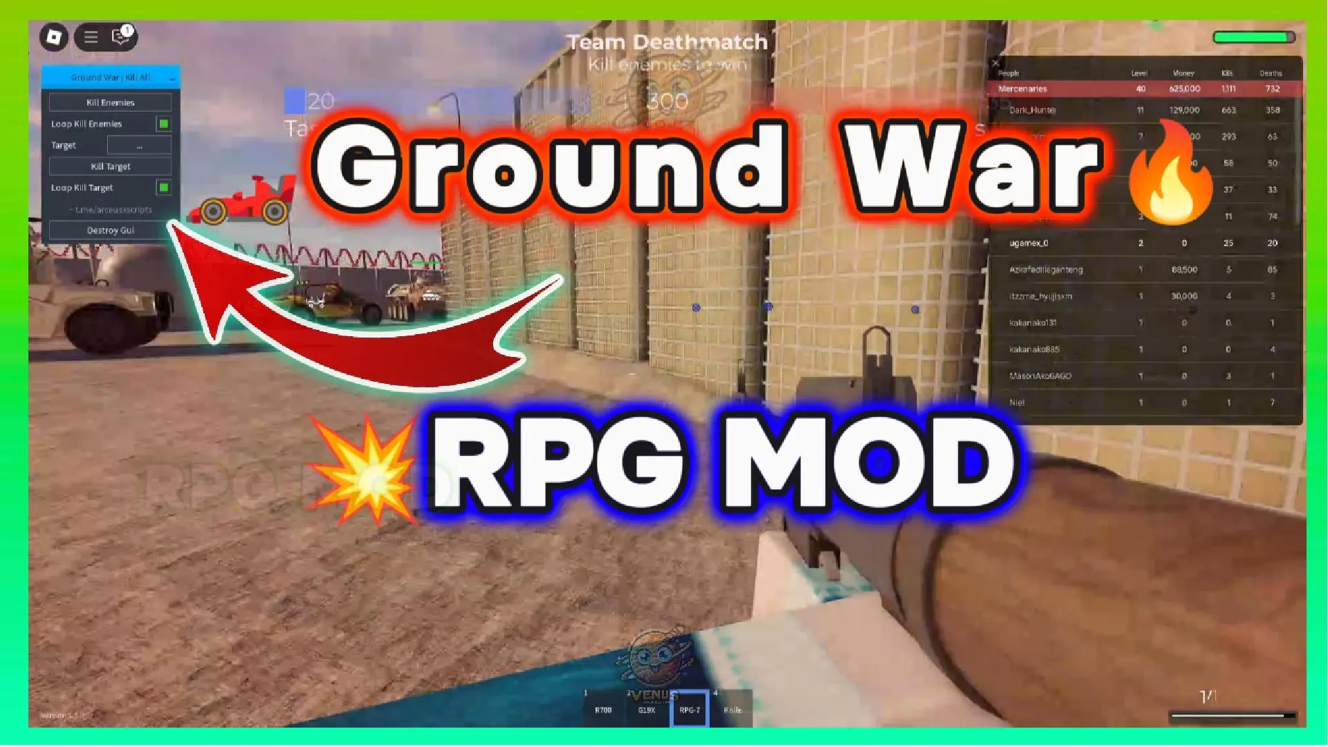 Ground War Script