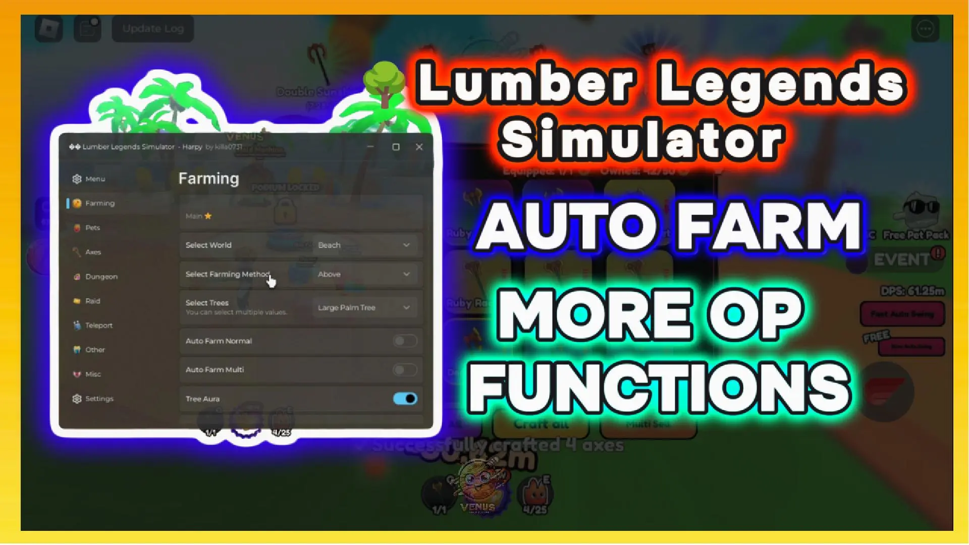 Lumber Legends Simulator Scripts